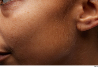 HD Face Skin Jade cheek ear face skin pores skin…